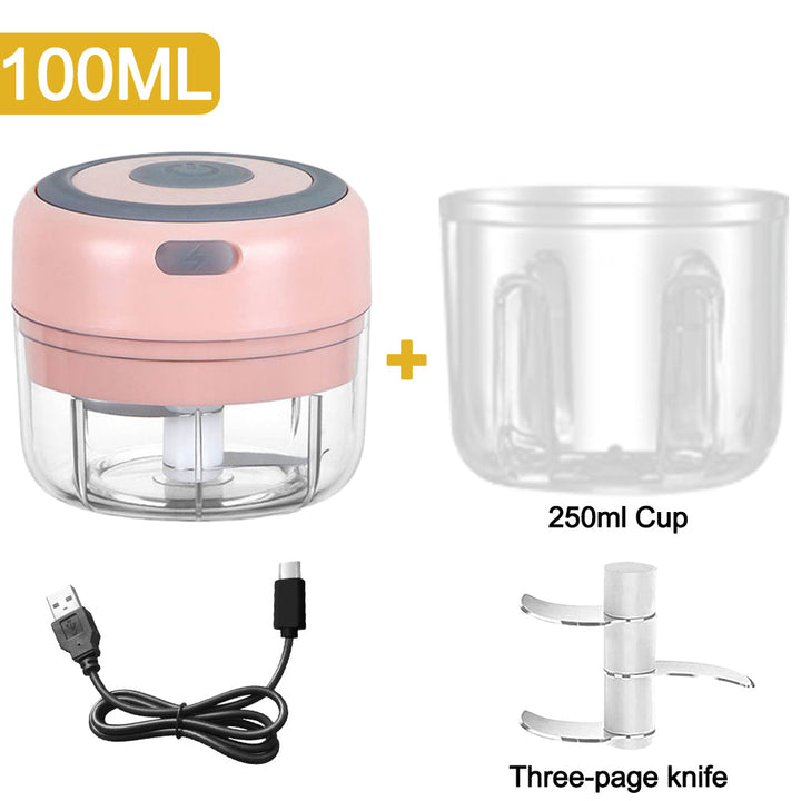 Mini Elektrisk Hvitløkshakker 100mL | Skanto