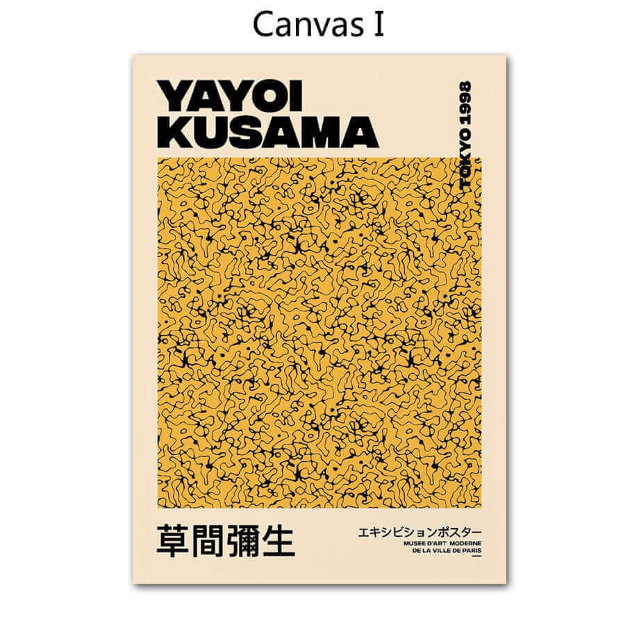 Yayoi Kusama Abstrakt Premium-plakat