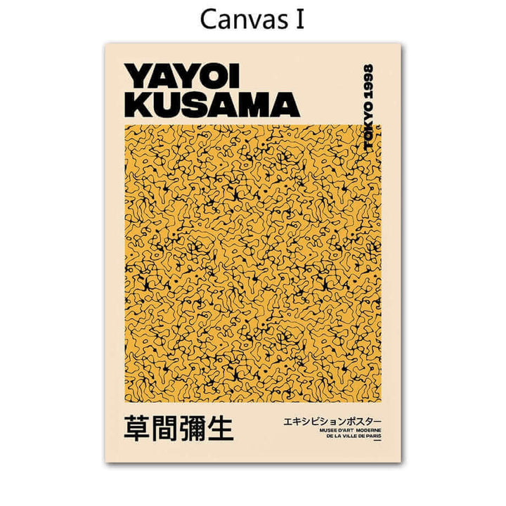 Yayoi Kusama Abstrakt Premium-plakat