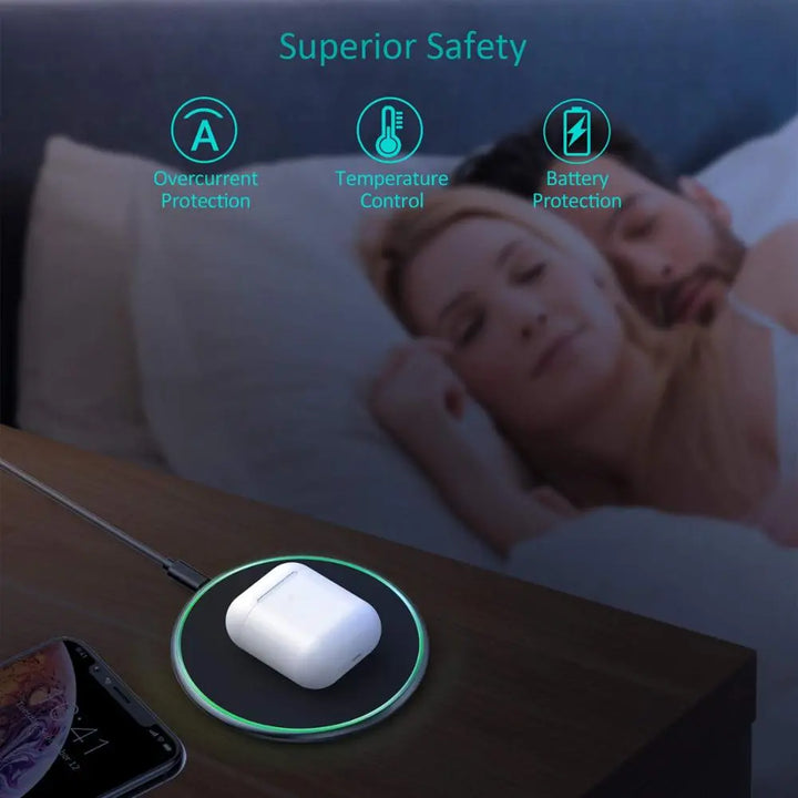 Skanto | 30W Rask Trådløs Ladestasjon | Premium USB-C MagSafe Lader for Apple iPhone, Samsung & Android