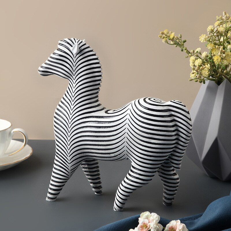 Skanto Figurer Hjem Deko Rom Harz Neshorn Skulpturer Figurer For Innendørs Ornamenter Hjem Deko Kunst Håndverk Tilbehør