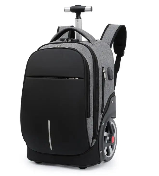 Hjulbar Multi-Purpose Mobil Rullende Reise Ryggsekk | Skanto