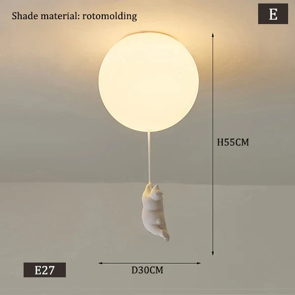 Hengende Bjørn Ballonger Lampe | Skanto