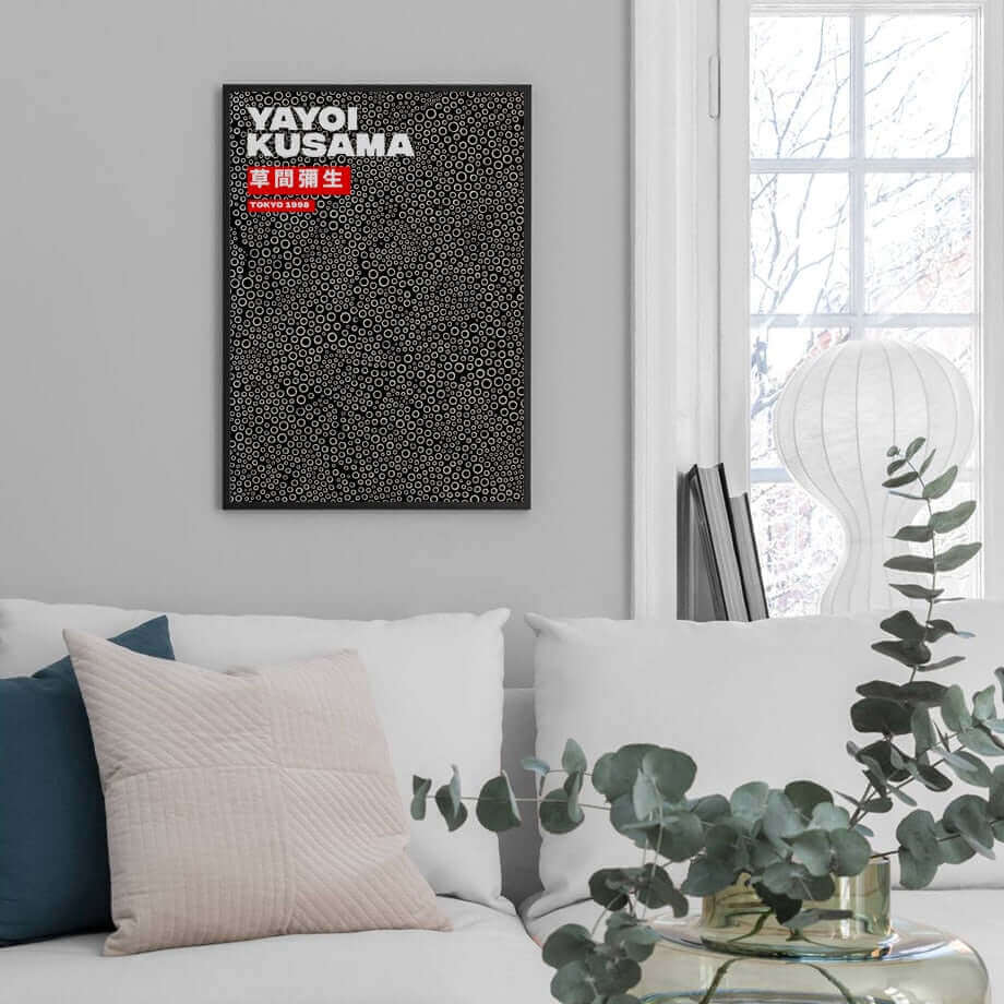 Yayoi Kusama Abstrakt Premium-plakat