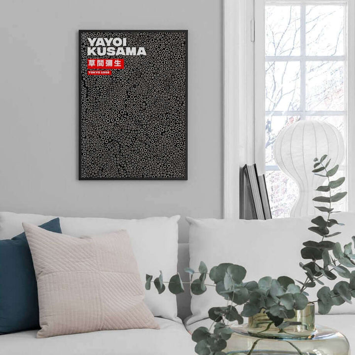 Yayoi Kusama Abstrakt Premium-plakat