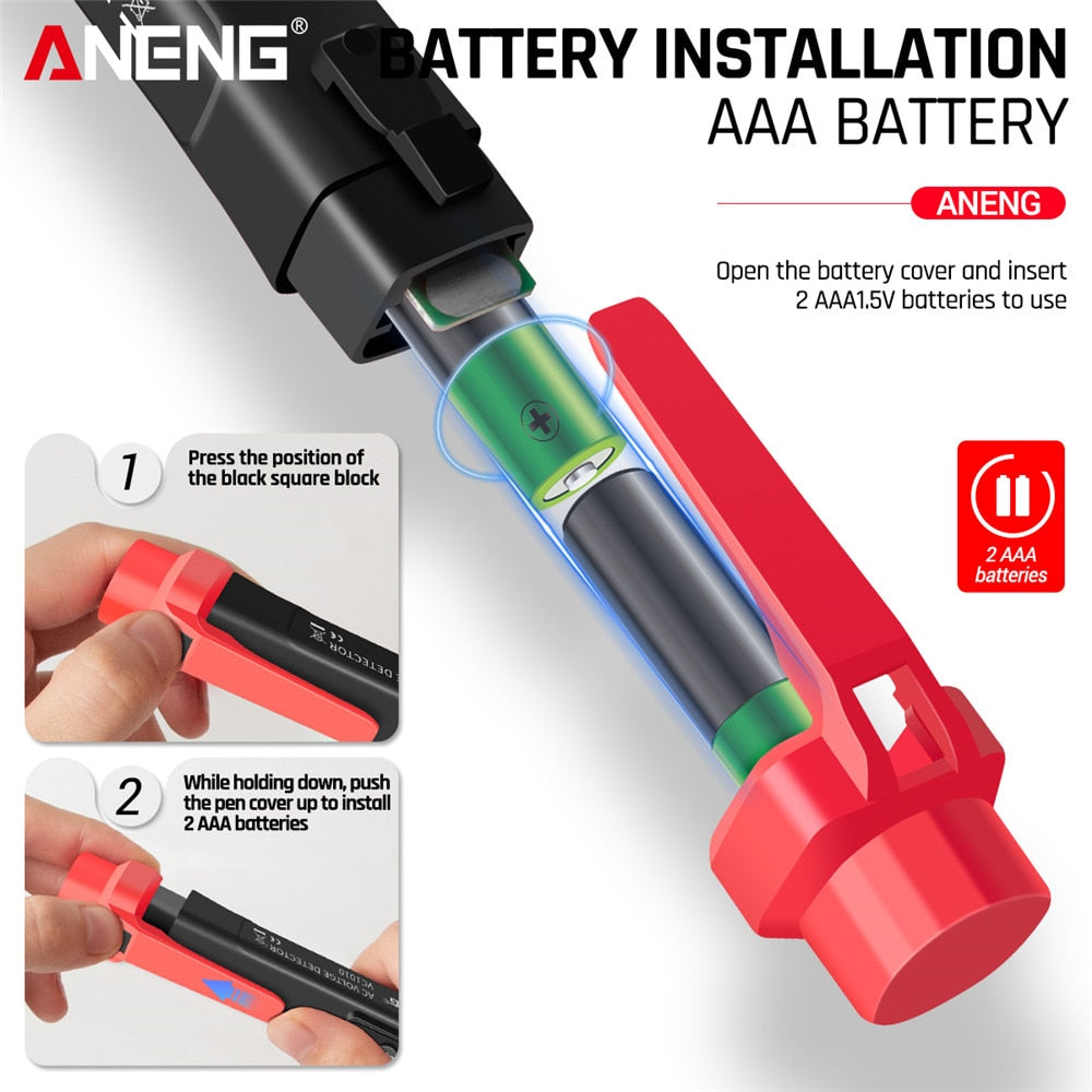 Skanto | Digital AC DC Spenning Detektorer Tester Penn