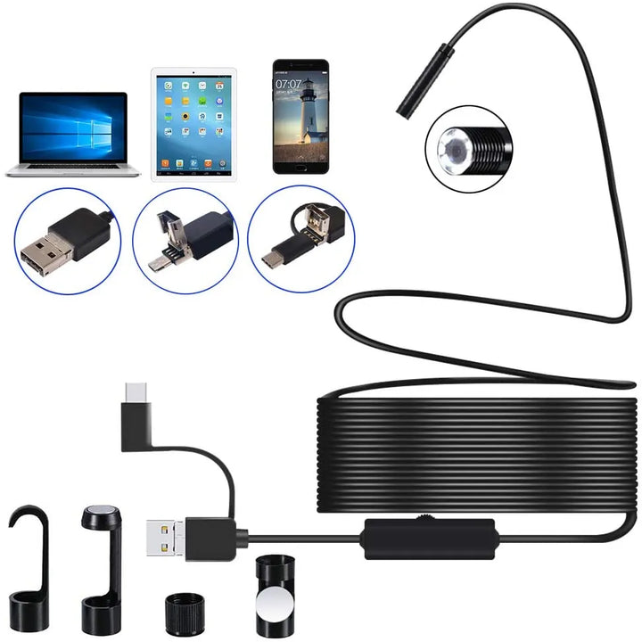 Skanto | USB Endoskop Vanntett Inspeksjonskamera