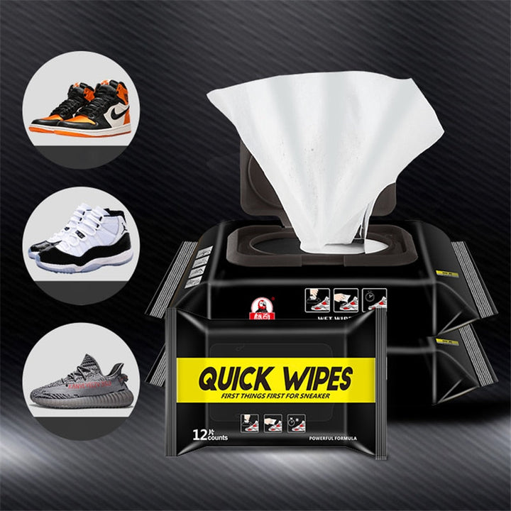 Skanto | Engangs hvite skobørste servietter