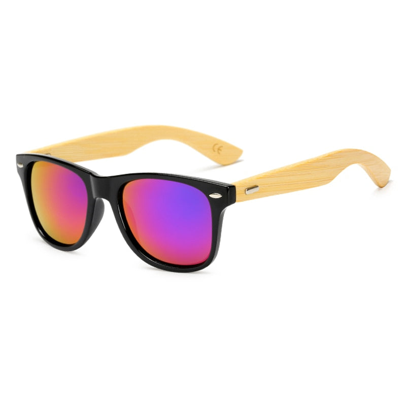 Skanto | Bamboo Retro Tre Solbriller