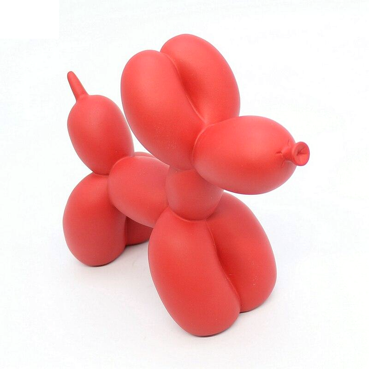 Skanto | BalloonDog Livlig Hundeskulptur | Pop-Art Dekorasjon | Moderne Hjemmetekstur | Håndlaget Statue