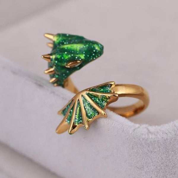 Skanto | Drageinspirert Justerbar Fargerik Ring