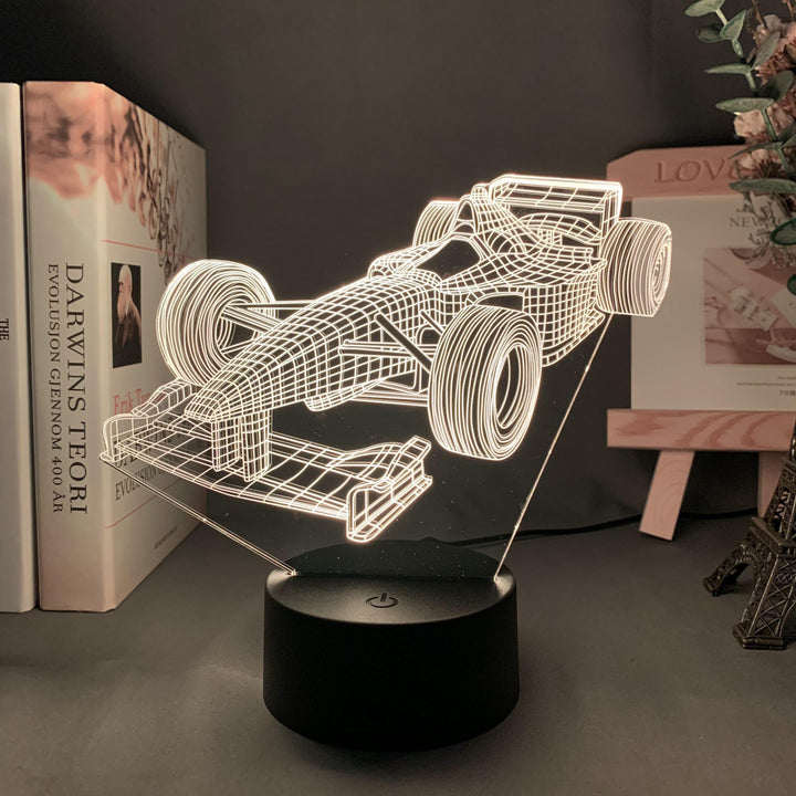 Skanto | Formel-1-3D-Illusjonslampe med fargemodus