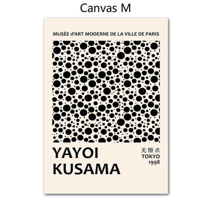 Yayoi Kusama Abstrakt Premium-plakat