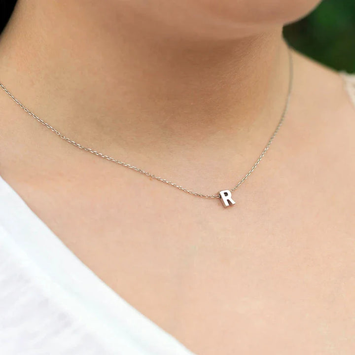 Skanto | Delikat Minimalistisk Bokstav Initial Halskjede