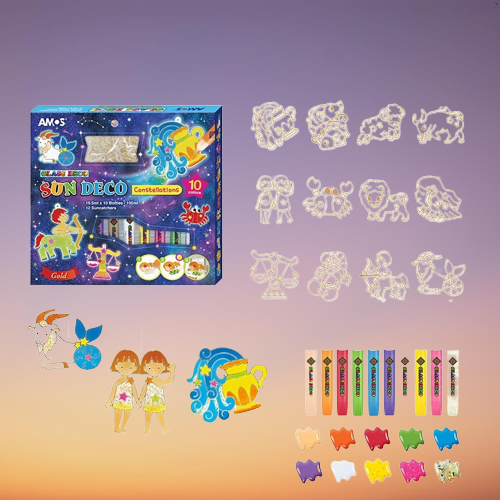 Skanto | DIY Juleglass Utdannende Malingsett