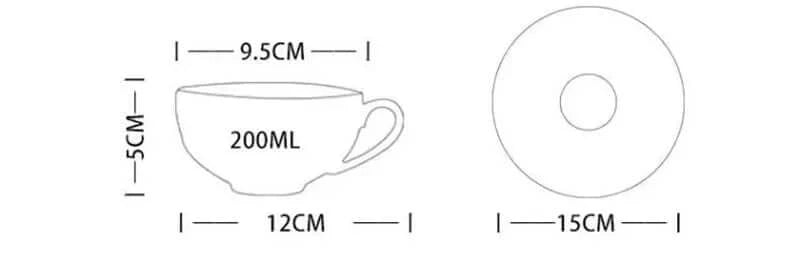 Skanto | Elegant Bone China Porcelain Coffee Cup - Luksuriøs og Unik Design