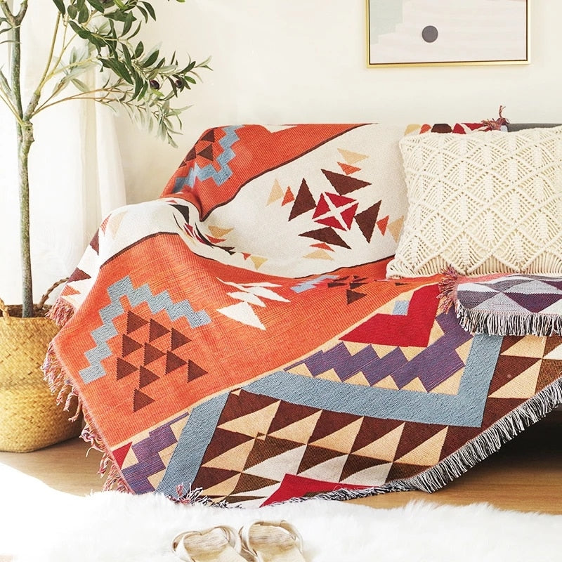 Vintage Pumpkin Sofa Cover Skantoanket | Skanto