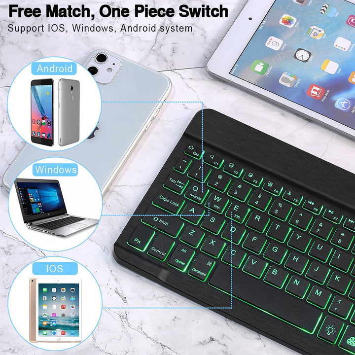 Skanto | Eclipse Bærbar Bluetooth Tastatur Mus Sett