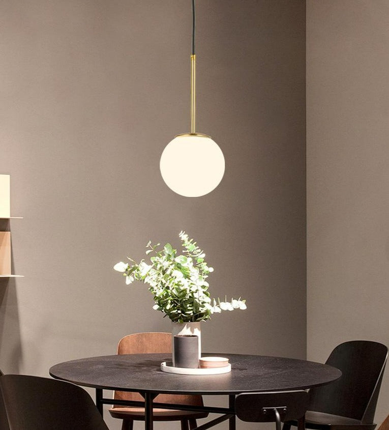 Moderne nordisk glass pendellamper