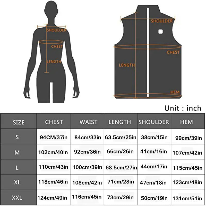 Skanto | ThermaBelle Kvinners Varme Vest | USB Oppvarmet Vest med Infrarød Teknologi | Temperaturregulerende & Lettvekts | Ideell for Høst & Vinter