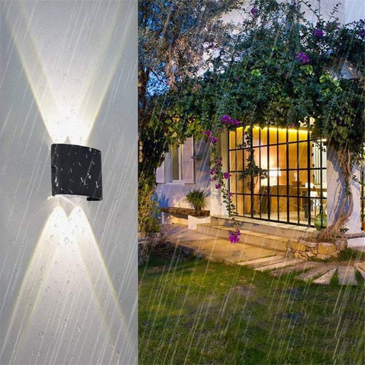 Skanto | Moderne vanntett LED vegglampe for innendørs og utendørs bruk | Stilig og energieffektiv belysning