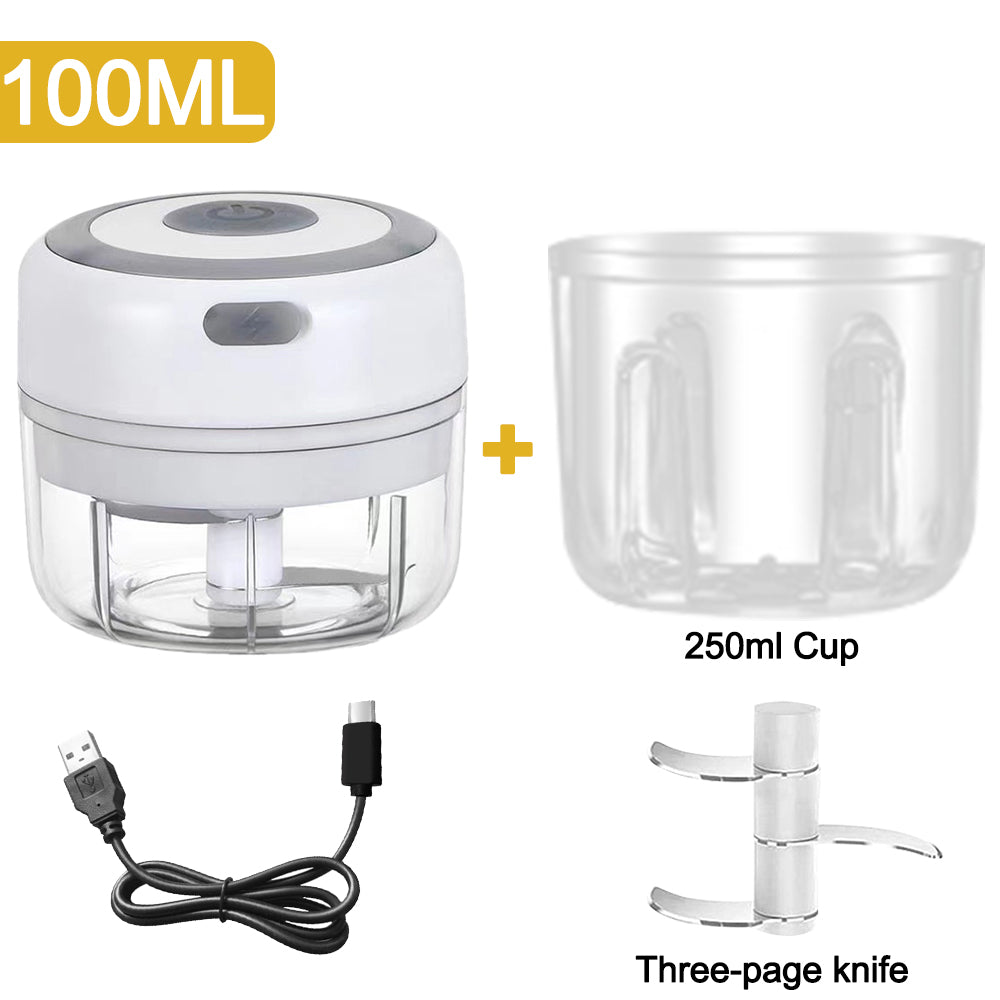 Mini Elektrisk Hvitløkshakker 100mL | Skanto