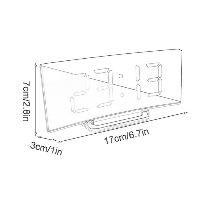 Vekkeklokke med LED-skjerm | Skanto