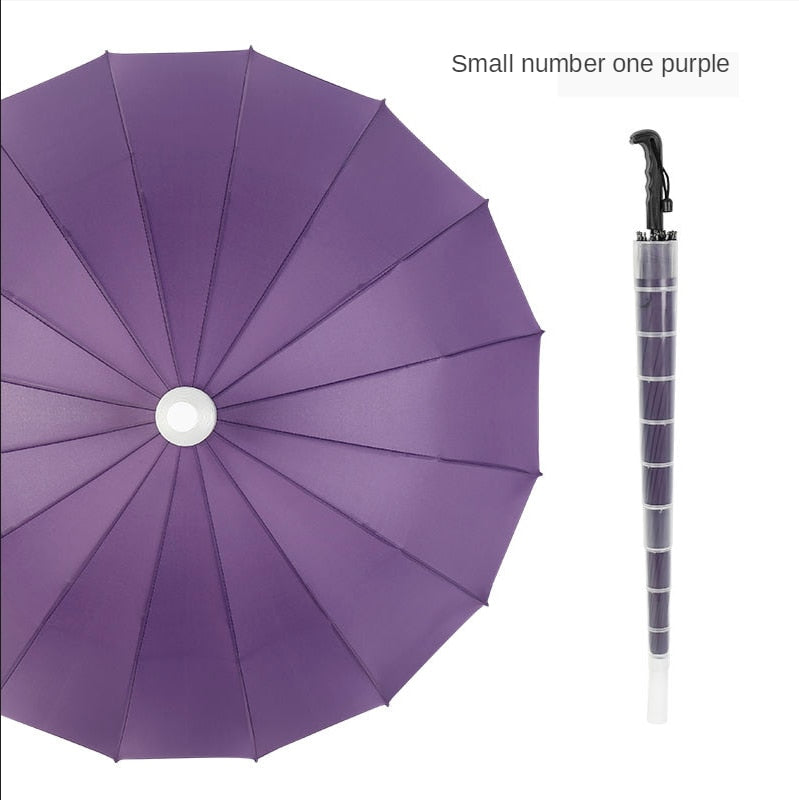 Minimalist Langt Håndtak Automatisk Paraply | Skanto