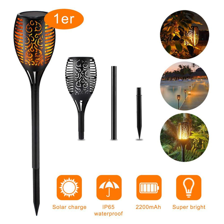 LED Solarned Torpedoer Deluxe 96 LED (4 stk) | Skanto