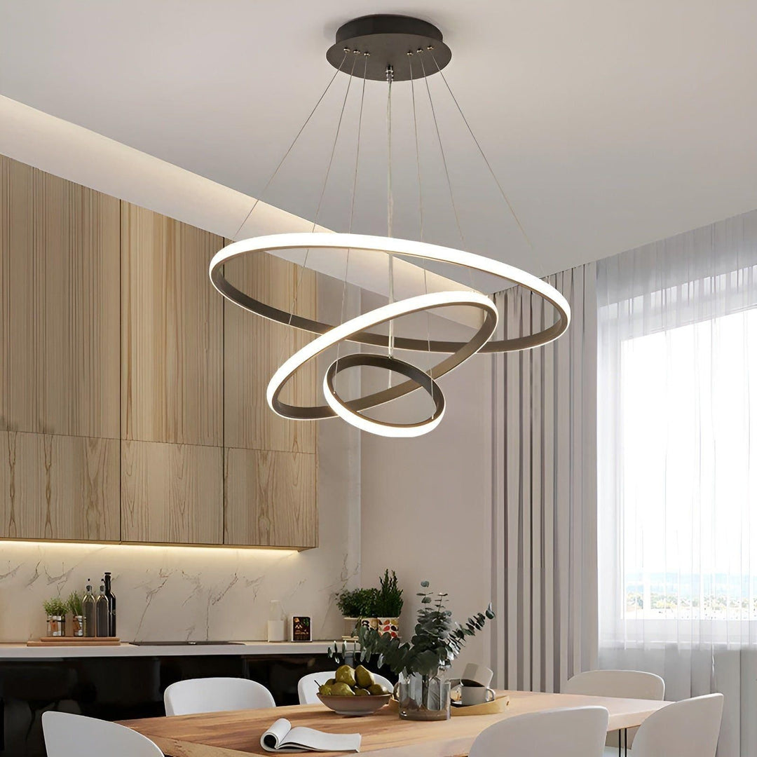 LED-pendellampe med sfærisk design – Moderne og elegant | Ideell for stue eller spisestue