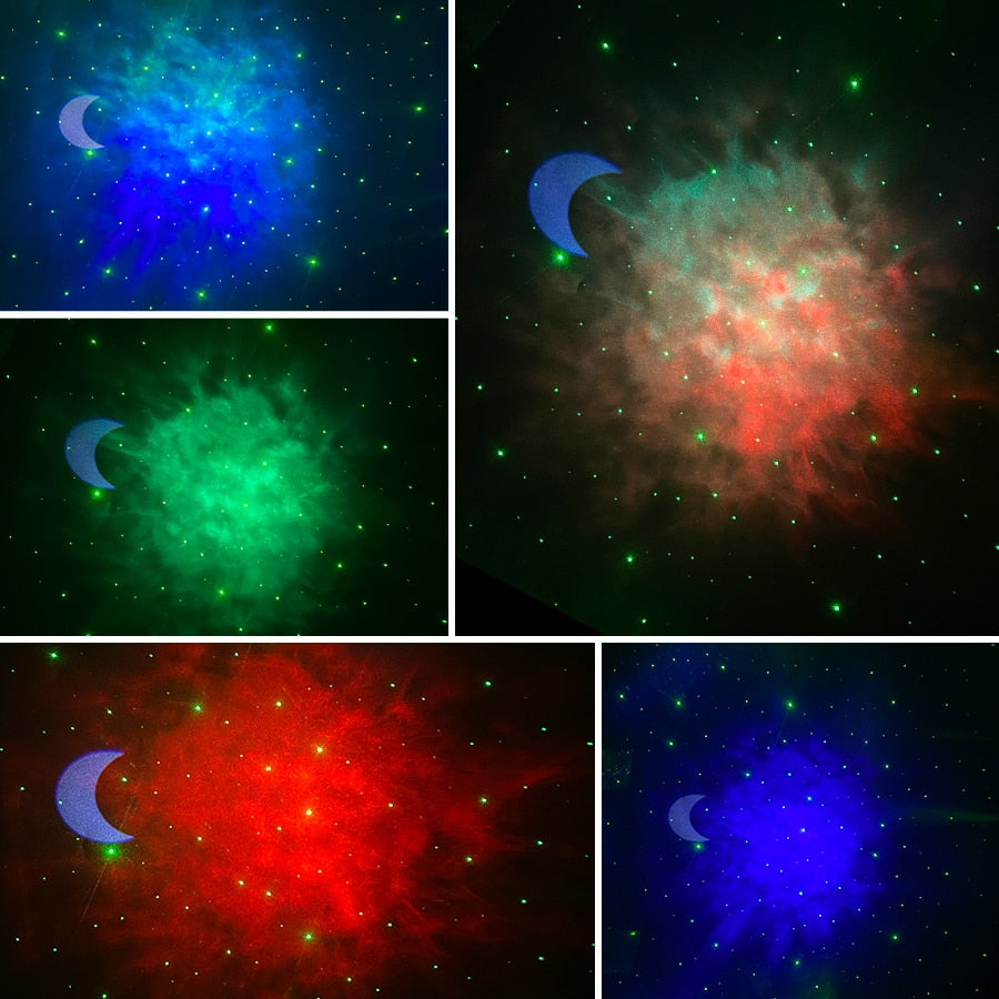 Galaxy Glow Roterende Stjernesky Projektor | Skanto