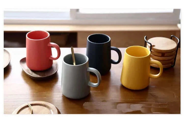 Skanto | Veldig stor steintøy kaffekopp