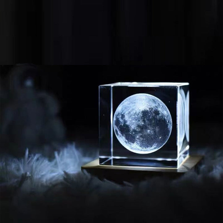 3D Krystall Torg Moon Nattlys | Skanto