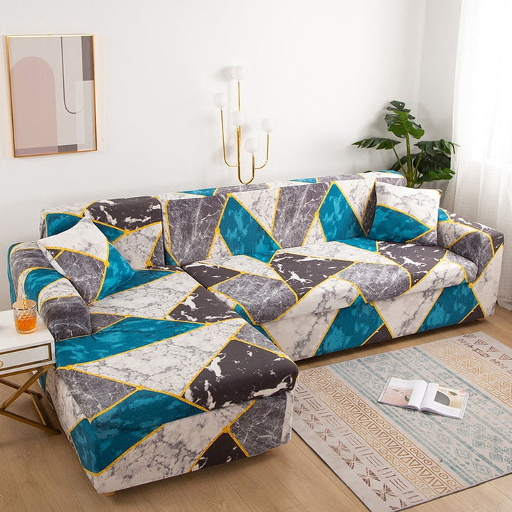 Skanto | Moderne Antiskli Fargerik Elastisk Sofa Trekk