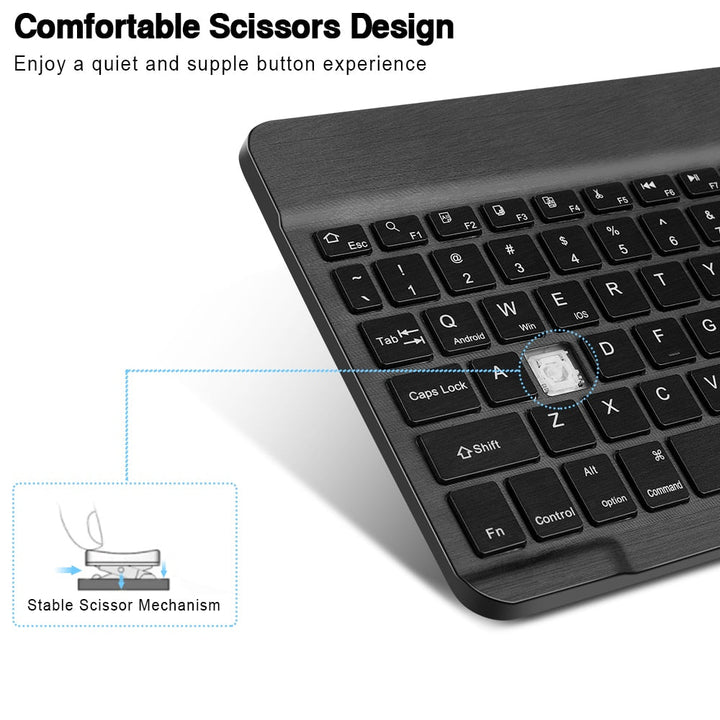 Skanto | Eclipse Bærbar Bluetooth Tastatur Mus Sett