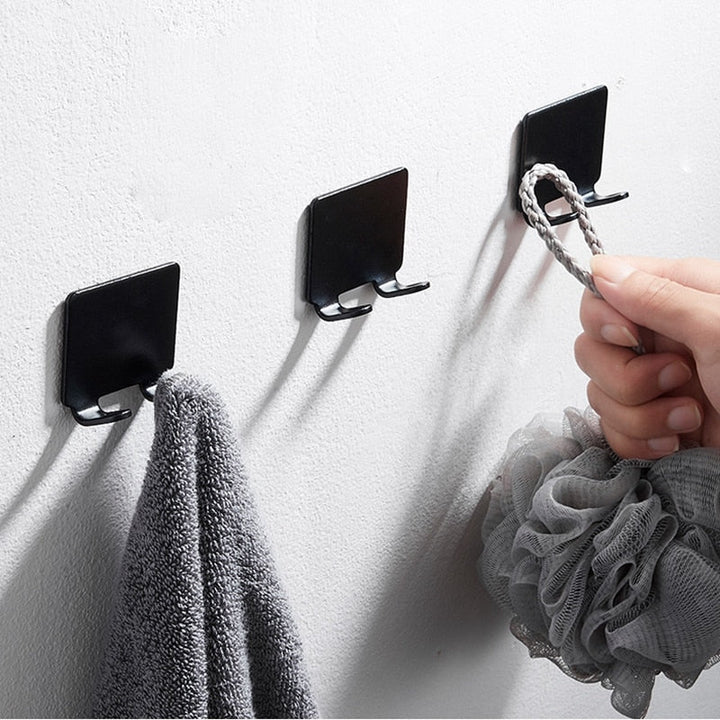 Skanto | Punch-fri Razor Holder Oppbevaringskrok (1/2/3 Biter) - Veggmontert Barberhylle for Menn til Badet