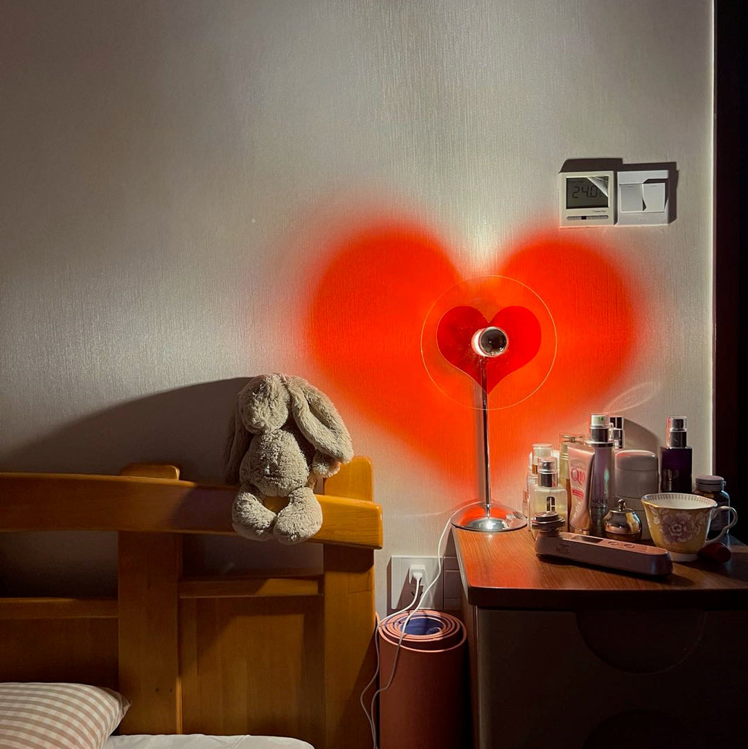 Skanto | LoveGlow – Elegant Bordlampe med Oppladbar LED