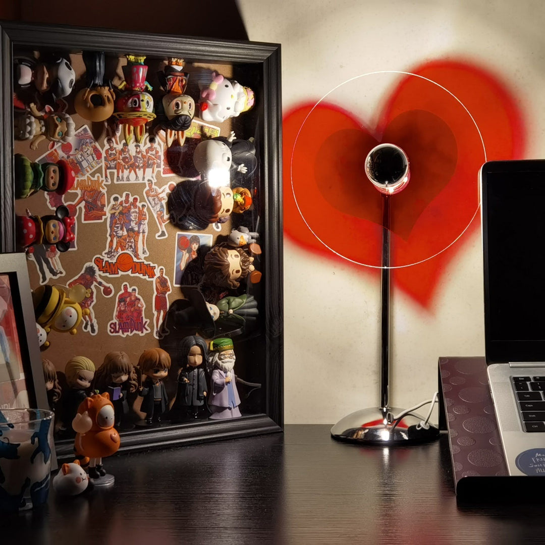 Skanto | LoveGlow – Elegant Bordlampe med Oppladbar LED