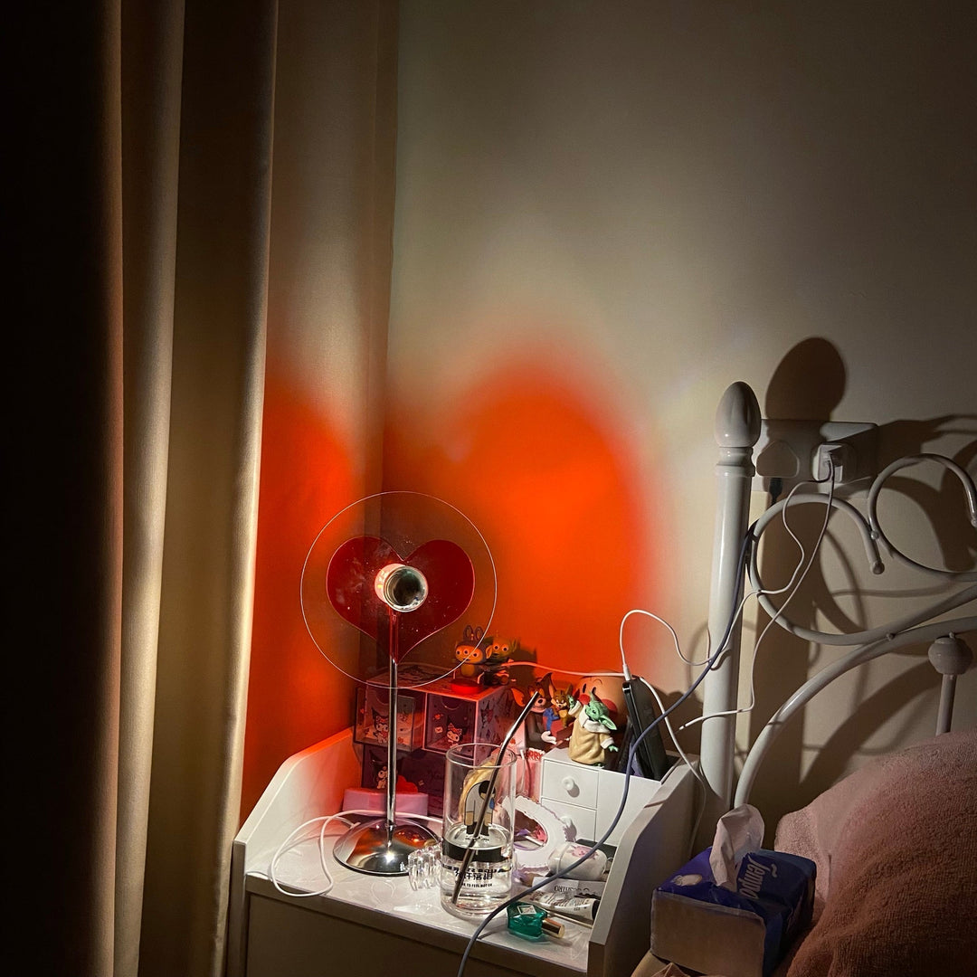 Skanto | LoveGlow – Elegant Bordlampe med Oppladbar LED