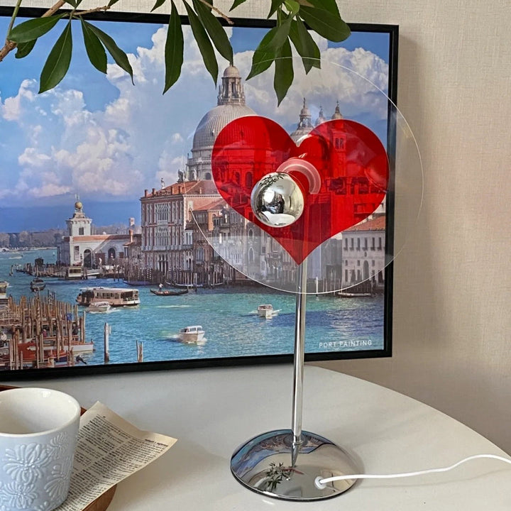 Skanto | LoveGlow – Elegant Bordlampe med Oppladbar LED