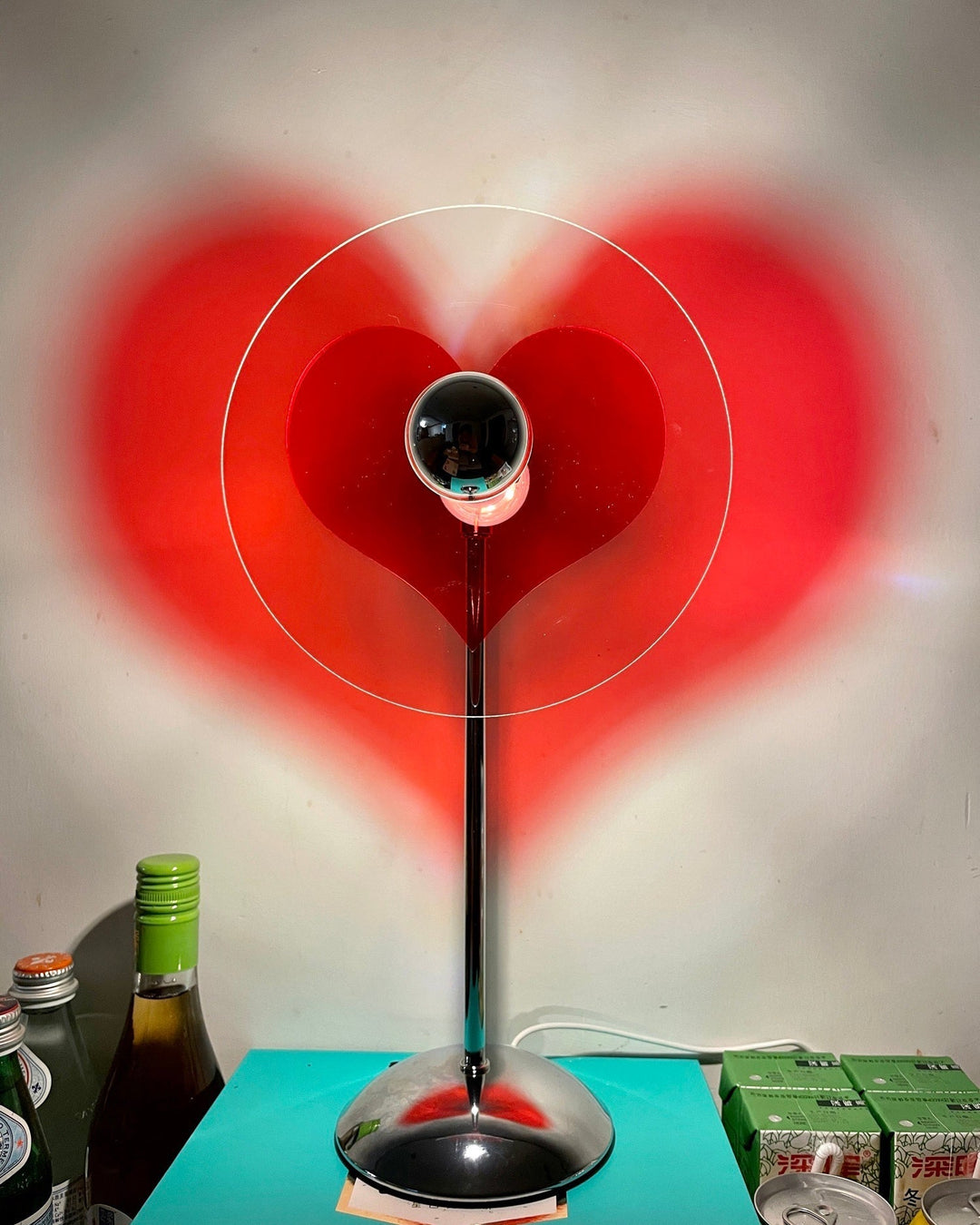 Skanto | LoveGlow – Elegant Bordlampe med Oppladbar LED
