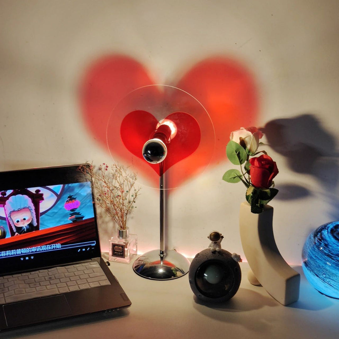 Skanto | LoveGlow – Elegant Bordlampe med Oppladbar LED