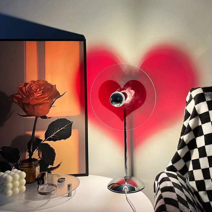 Skanto | LoveGlow – Elegant Bordlampe med Oppladbar LED