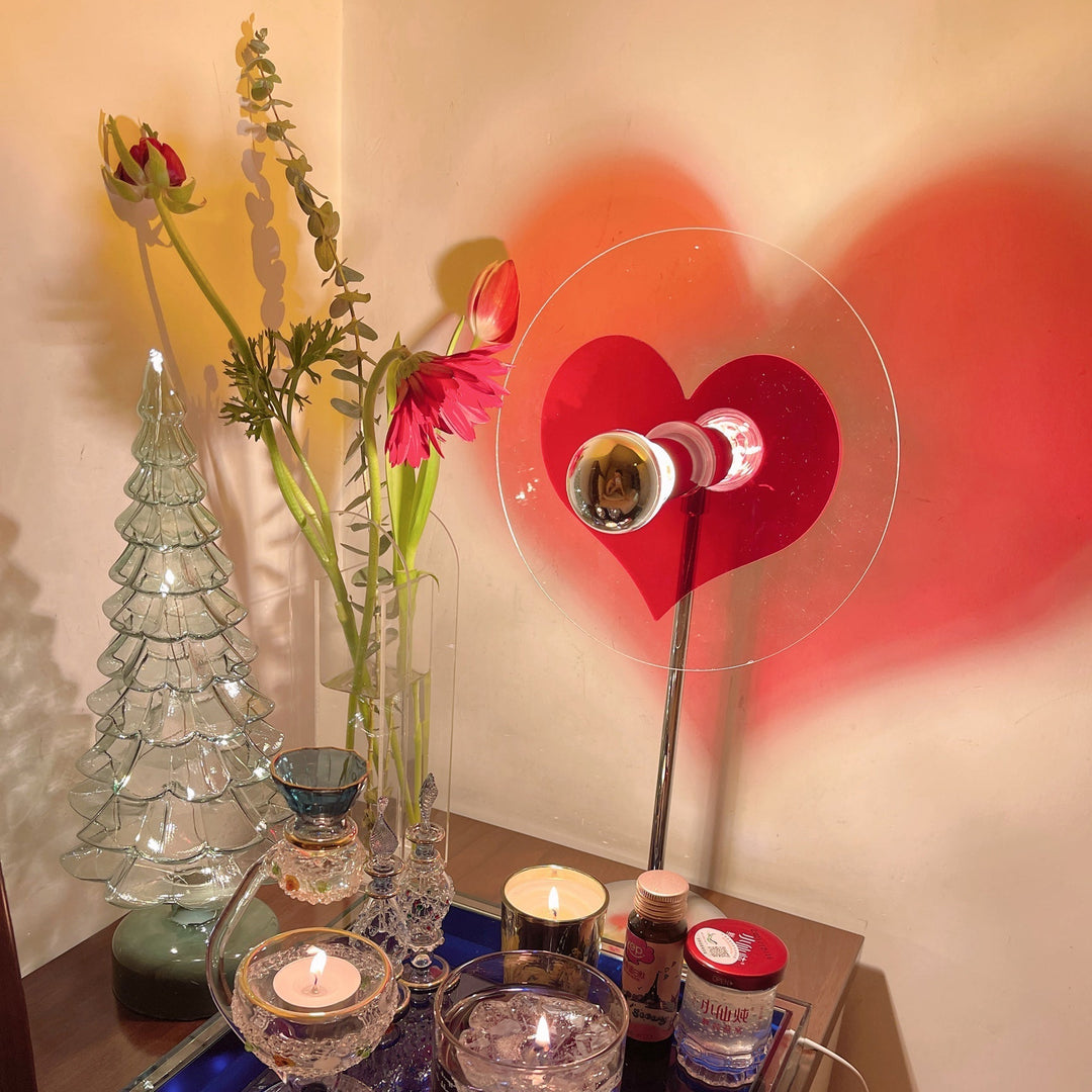 Skanto | LoveGlow – Elegant Bordlampe med Oppladbar LED