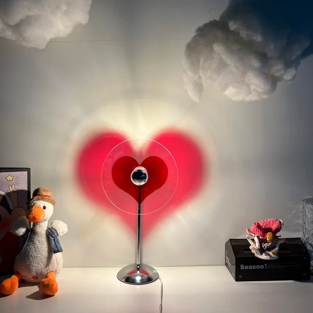 Skanto | LoveGlow – Elegant Bordlampe med Oppladbar LED