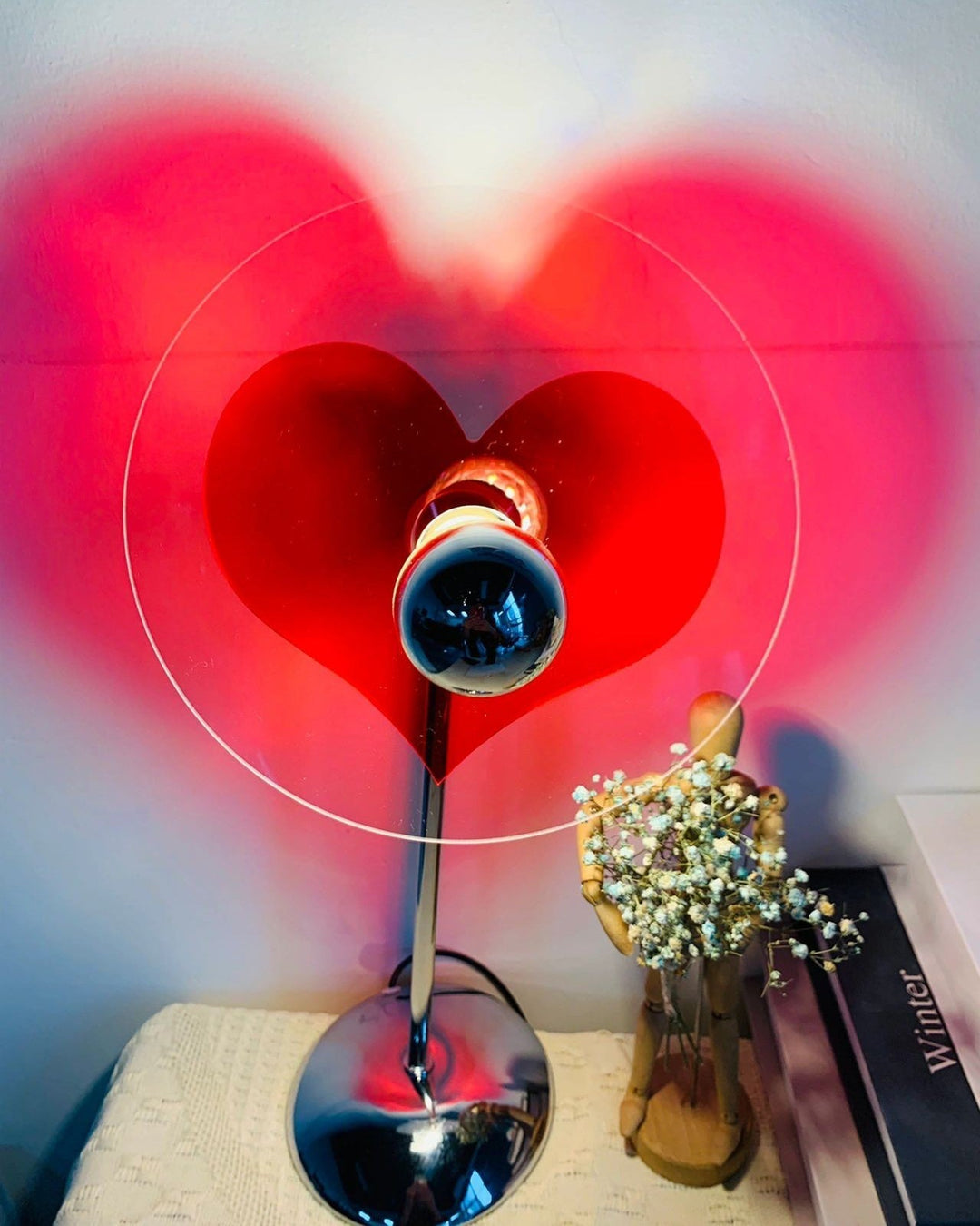Skanto | LoveGlow – Elegant Bordlampe med Oppladbar LED