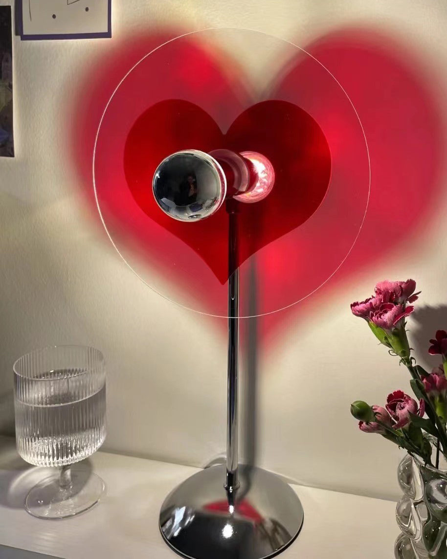 Skanto | LoveGlow – Elegant Bordlampe med Oppladbar LED