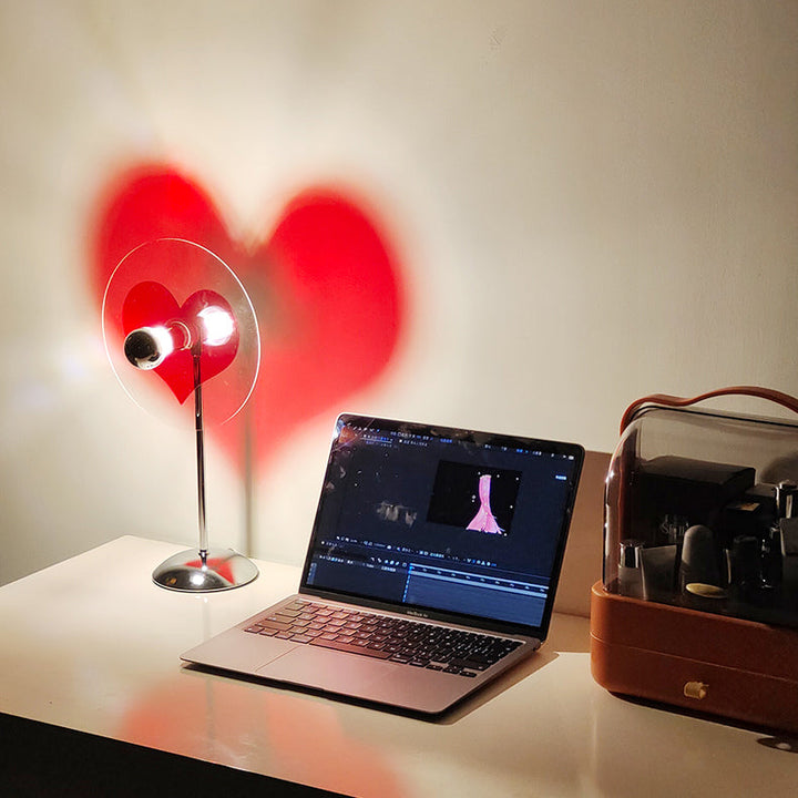 Skanto | LoveGlow – Elegant Bordlampe med Oppladbar LED