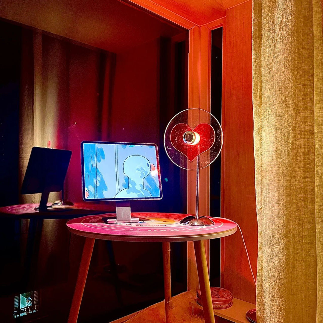 Skanto | LoveGlow – Elegant Bordlampe med Oppladbar LED
