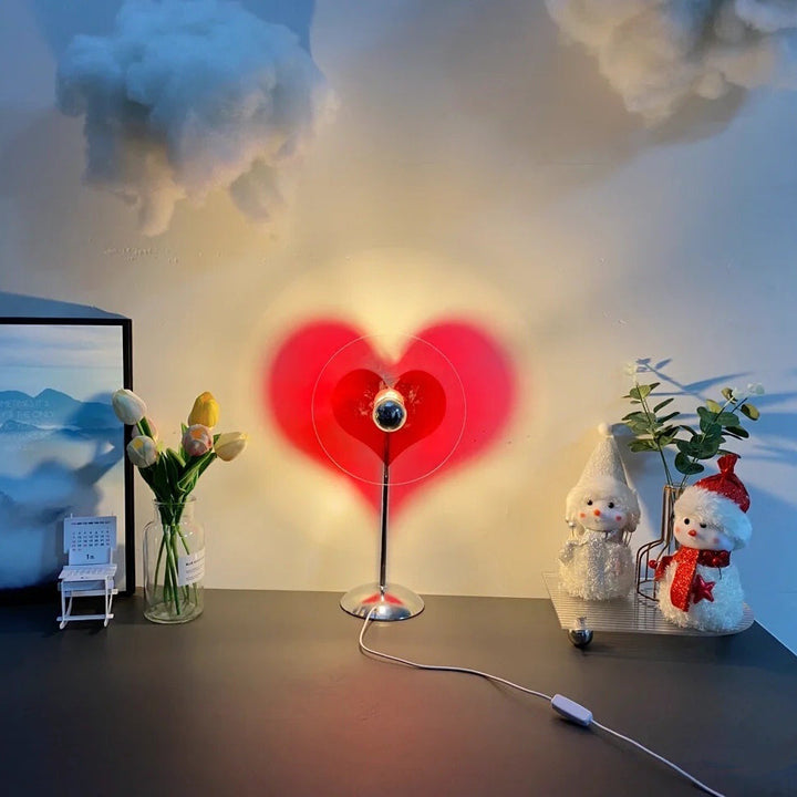Skanto | LoveGlow – Elegant Bordlampe med Oppladbar LED